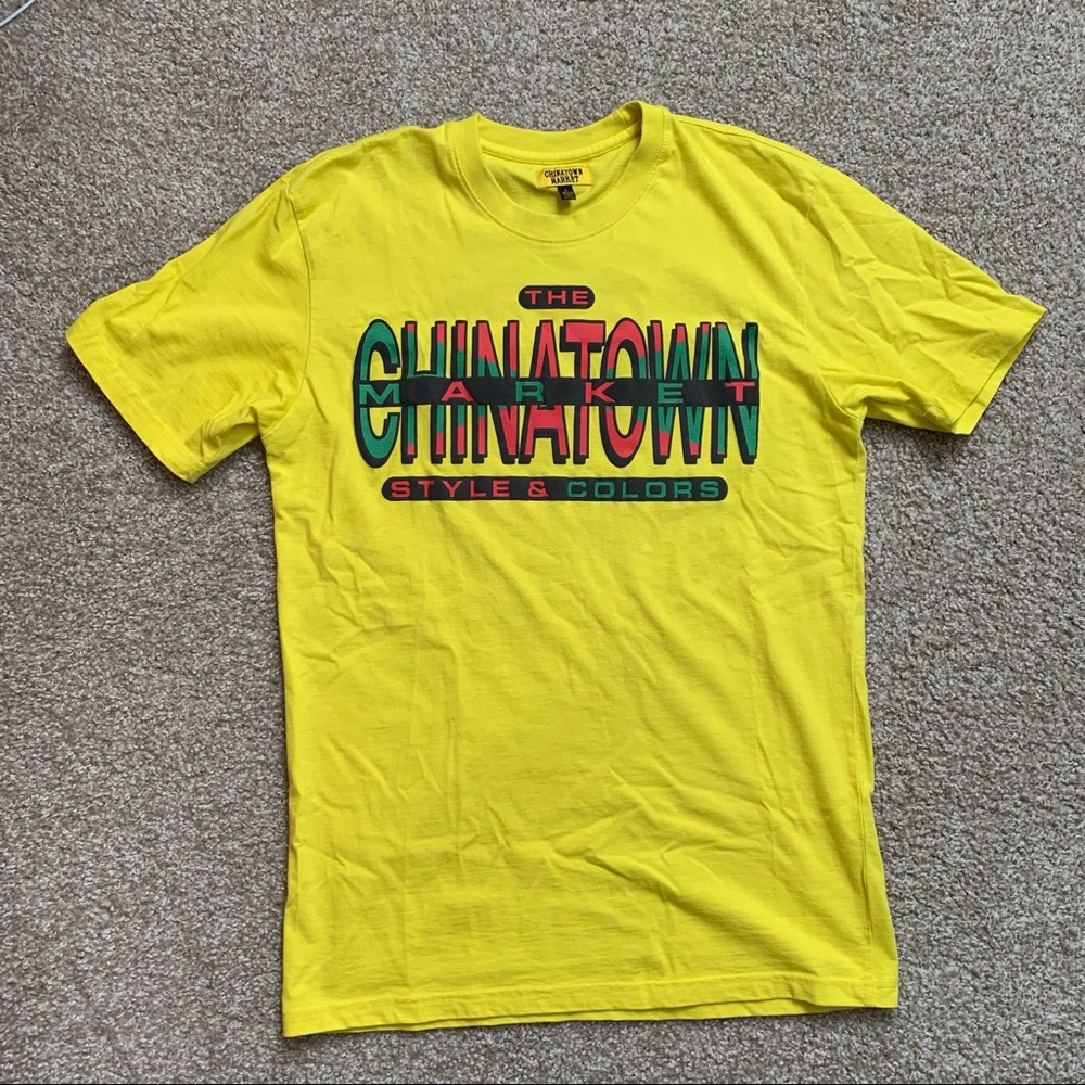 Chinatown Market Cross Color T-Shirt (Size Large)